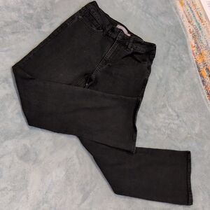 Just USA Women's Straight Leg Black Jeans